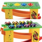 Pista masini Ciocanel cu bile Circuit cu 4 nivele