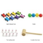 Pista masini Ciocanel cu bile Circuit cu 4 nivele