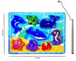 Puzzle magnetic Animale marine Jucarie pescuit lemn