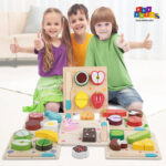 Set-3-puzzle-3D-lemn-Jucarii-de-bucatarie-Feliate