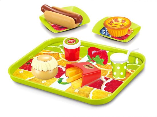 Set Mini Fast-Food Jucarii platoul cu hamburger