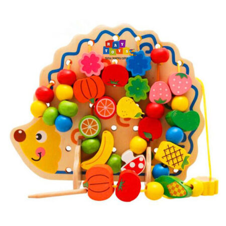 Jucaria-montessori-din-lemn-Ariciul-de-snuruit-fructe-82pc