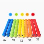 Joc Pescuit magnetic lemn Montessori Fructe Prinde Insectele