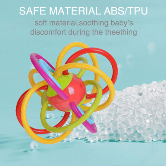 Jucarie dentitie si motricitate Spirala Manhattan Balls