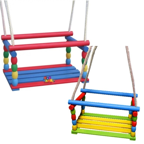 Leagan-pentru-copii-din-lemn-colorat-550x550