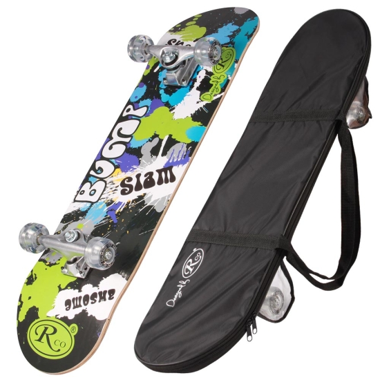 Skateboard din lemn 2005F cu roti din silicon