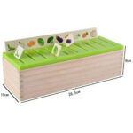 Joc din lemn asociere si sortare Montessori