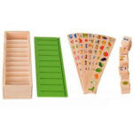 Joc din lemn asociere si sortare Montessori