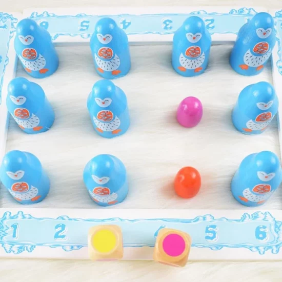 Jocul Pinguinilor educativ Joc memorie culori