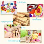 Cub din lemn 6 in 1 cu activitati educative Buburuza MUT