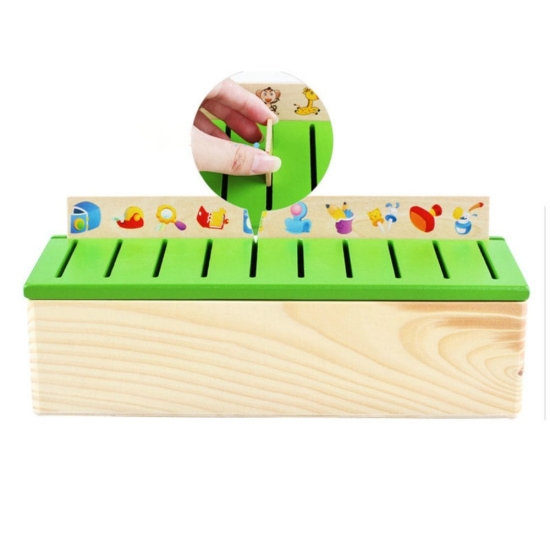 Joc din lemn asociere si sortare Montessori