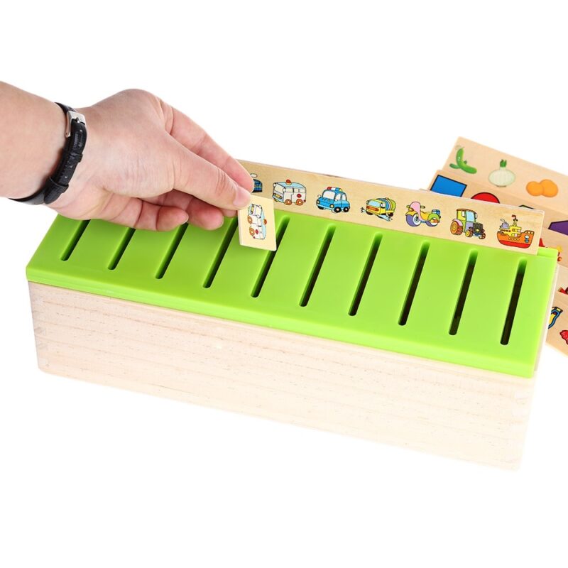 Joc din lemn asociere si sortare Montessori