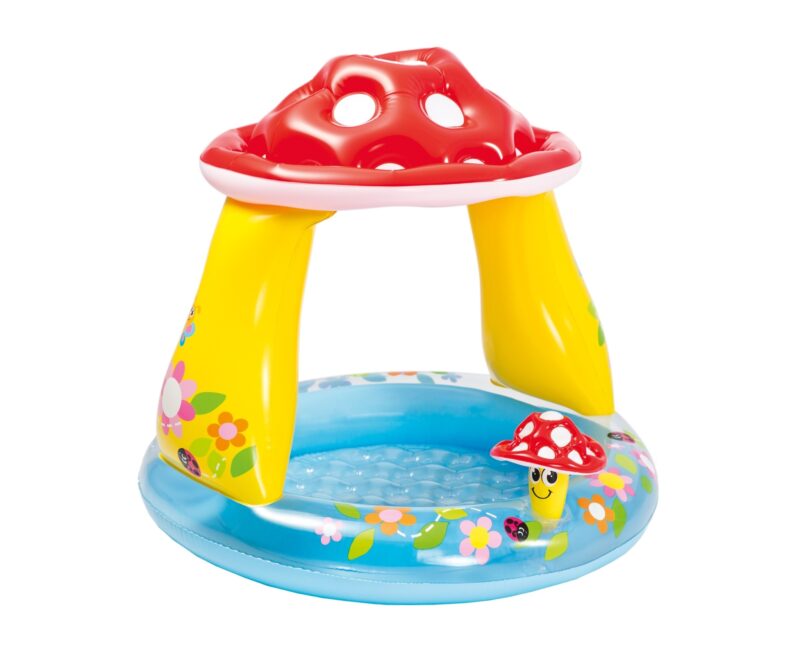 Piscina de apa cu acoperis pentru copii Ciuperca Intex