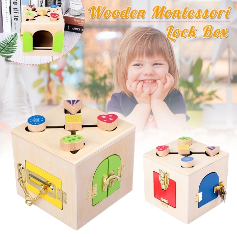 Cub-din-lemn-activitati-Montessori-Incuie-si-Descuie