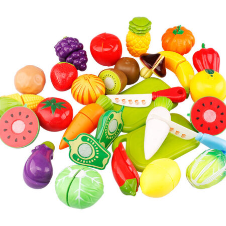 Joc set fructe si legume de feliat colorate 26pc