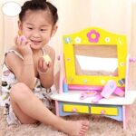 Masuta de Toaleta din Lemn cu Accesorii