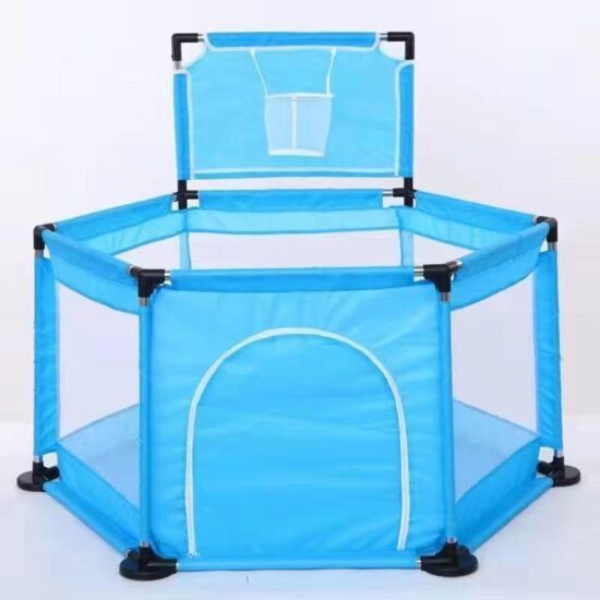 Tarc de joaca bebe cu cos de baschet si 40 bile colorate