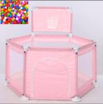 Tarc de joaca bebe cu cos de baschet si 40 bile colorate