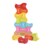 Puzzle educational din lemn pentru invatare culori