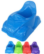 Datorita scaunului larg si a spatarului olita este una confortabila,sigura  si usor de spalat.