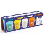 Plastilina stralucitoare set 4 culori Djeco