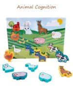 Puzzle 3 in 1 Pescuit magnetic si Tabla desen