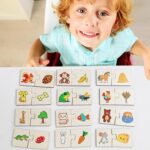 Puzzle traditional lemn Clasificarea animalelor Asociere evolutie