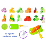 Set 15 Legume feliate Tocator Cutit Alimente pentru gatit din plastic