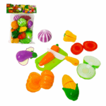Set 15 Legume feliate Tocator Cutit Alimente pentru gatit din plastic