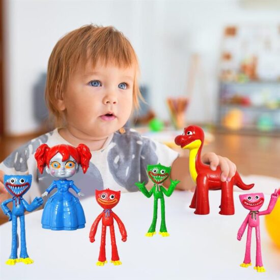 Set 6 Figurine Huggy Wuggy Poppy Playtime