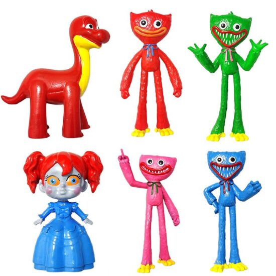 Set 6 Figurine Huggy Wuggy Poppy Playtime