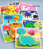 puzzle-lemn-3d-montessori-rainbow-animale