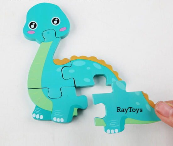 puzzle-lemn-3d-montessori-rainbow-animale