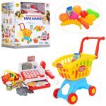 Mini Market cu casa de marcat si carucior Magazinul