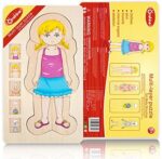 Puzzle din lemn in straturi Corpul Meu Onshine