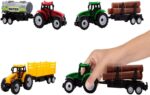 Set Tractoare cu remorca jucarii Vehicule agricole Farmer Truck