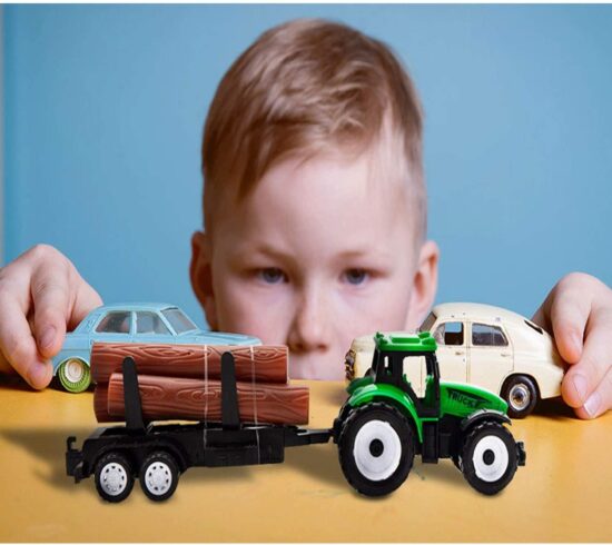 Set Tractoare cu remorca jucarii Vehicule agricole Farmer Truck