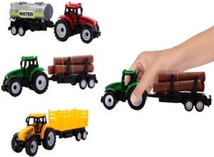Set Tractoare cu remorca jucarii Vehicule agricole Farmer Truck