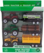 Set Tractoare cu remorca jucarii Vehicule agricole Farmer Truck