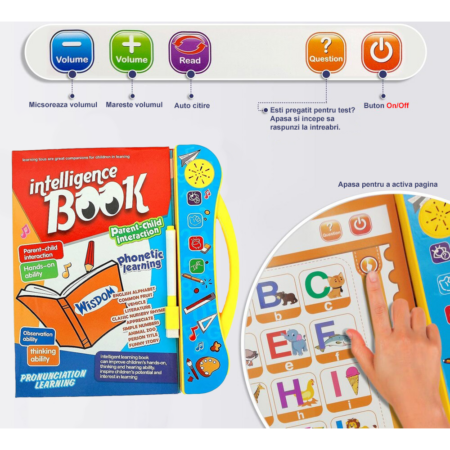 Carte electronica cu functii in limba engleza Jucarie educativa