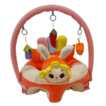 Fotoliu bebelusi Sit-up Albinuta cu Arcada si Accesorii jucarii plus