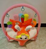 Fotoliu bebelusi Sit-up Albinuta cu Arcada si Accesorii jucarii plus