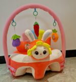 Fotoliu bebelusi Sit-up Albinuta cu Arcada si Accesorii jucarii plus