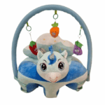 Fotoliu bebelusi Sit-up Unicorn cu Arcada si Accesorii jucarii plus