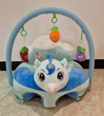 Fotoliu bebelusi Sit-up Unicorn cu Arcada si Accesorii jucarii plus