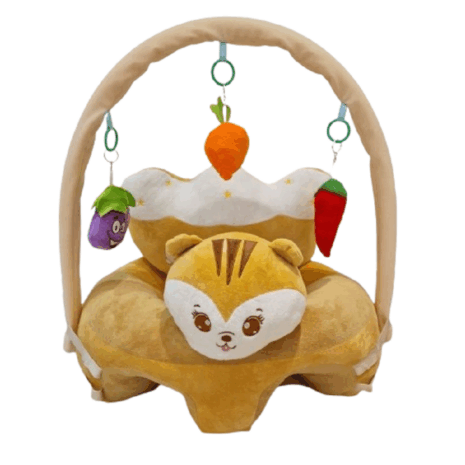 Fotoliu bebelusi Sit-up Vulpe cu Arcada si Accesorii jucarii plus