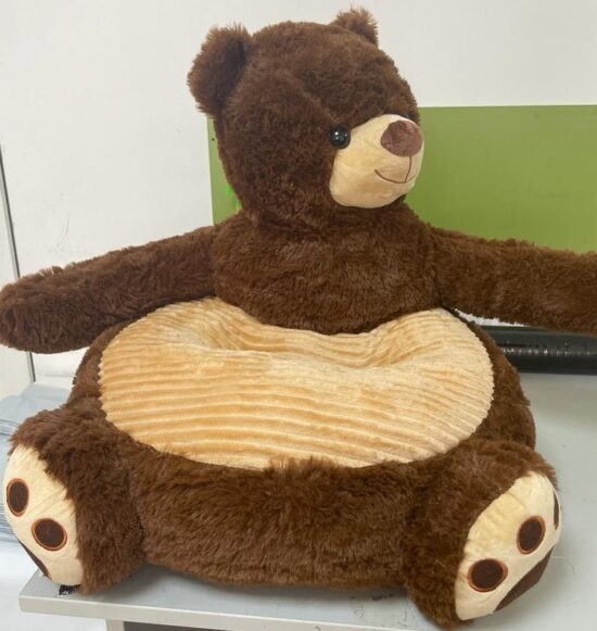 Fotoliu din plus Maro Scaun Ursuletul Teddy pentru copii