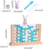 Joc Jenga Zidul instabil din lemn Cuburi echilibru cu Iepurasul
