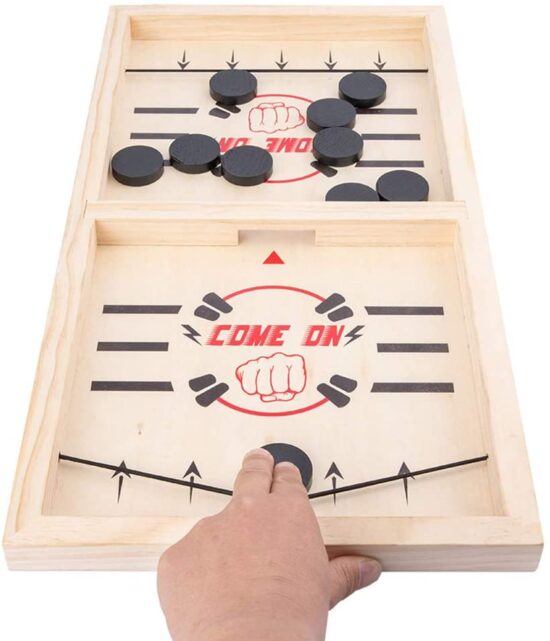 Joc Montessori de masa din lemn Joc Hockey-Sah