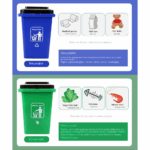 Joc educativ Sorteaza deseurile corect-selectiv pe culori